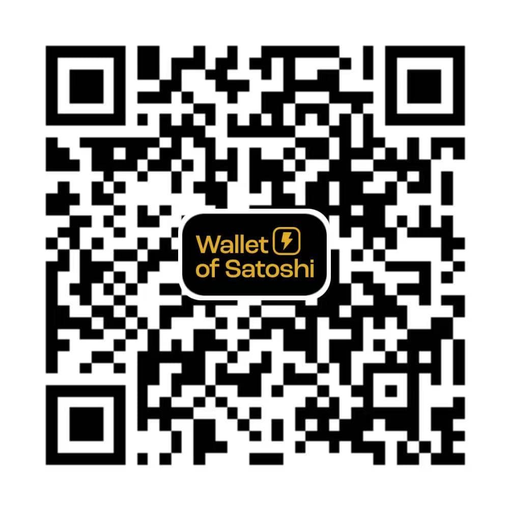 Bitcoin Lightning QR Code — scan to send a tip